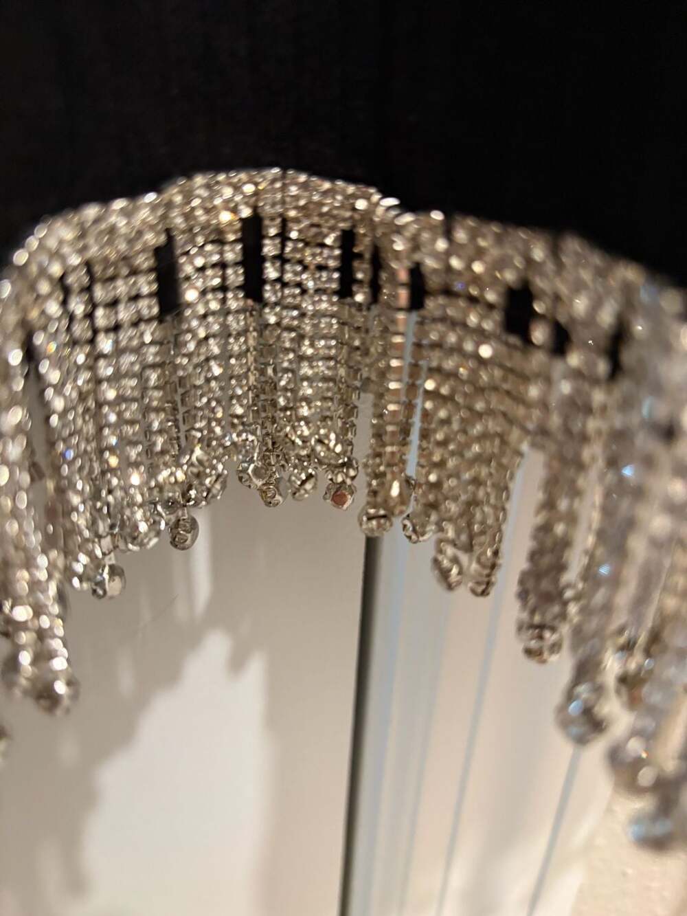 Forever 21 Ribbed Rhinestone Fringe Mini Dress - Picture 9 of 9